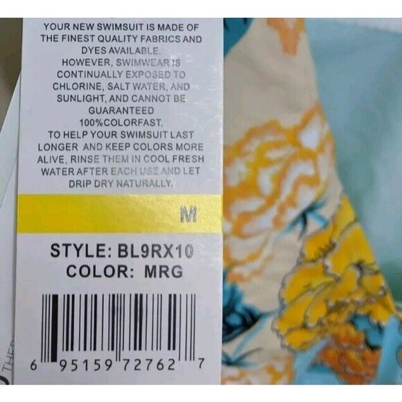 The Bikini Lab Yellow and Blue Floral One Piece - Picture 13 of 13